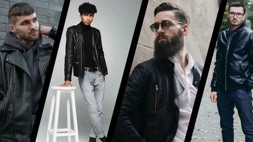 A Century Long Journey Black Leather Jackets - Echo Leather