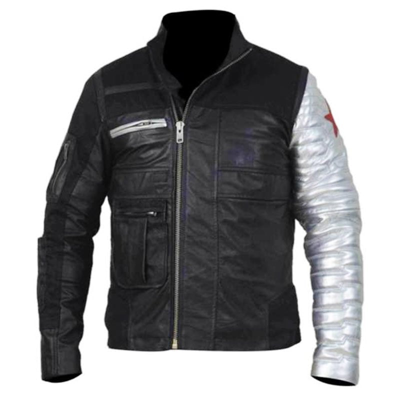 Captain America Civil War Winter Soldier Jacket - Echo Leather