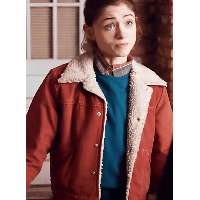Stranger Things Nancy Wheeler Red Jacket - Echo Leather