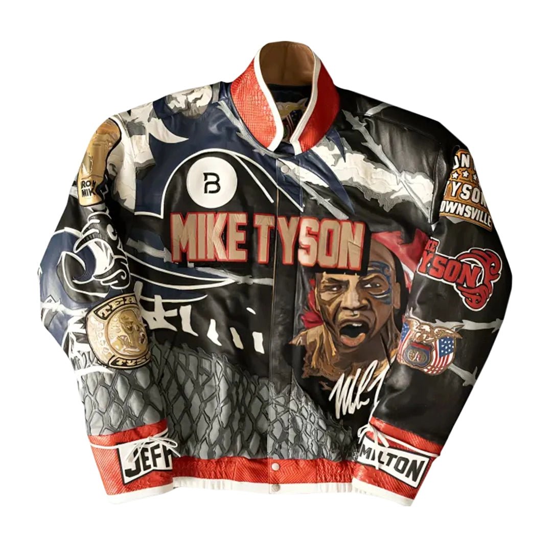 Jake Paul vs Mike Tyson Iron Mike Leather Jacket - Echo Leather