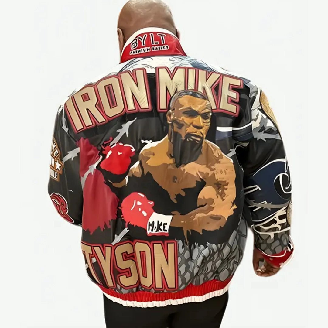 Jake Paul vs Mike Tyson Iron Mike Leather Jacket - Echo Leather