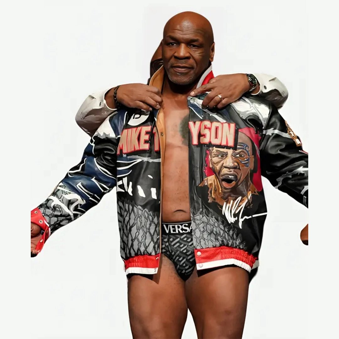 Jake Paul vs Mike Tyson Iron Mike Leather Jacket - Echo Leather