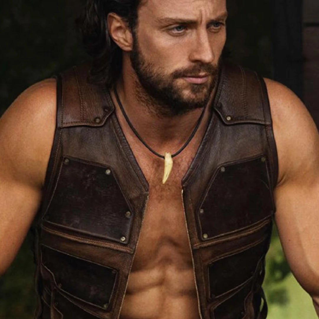 Aaron Taylor - Johnson Kraven the Hunter Vest - Echo Leather