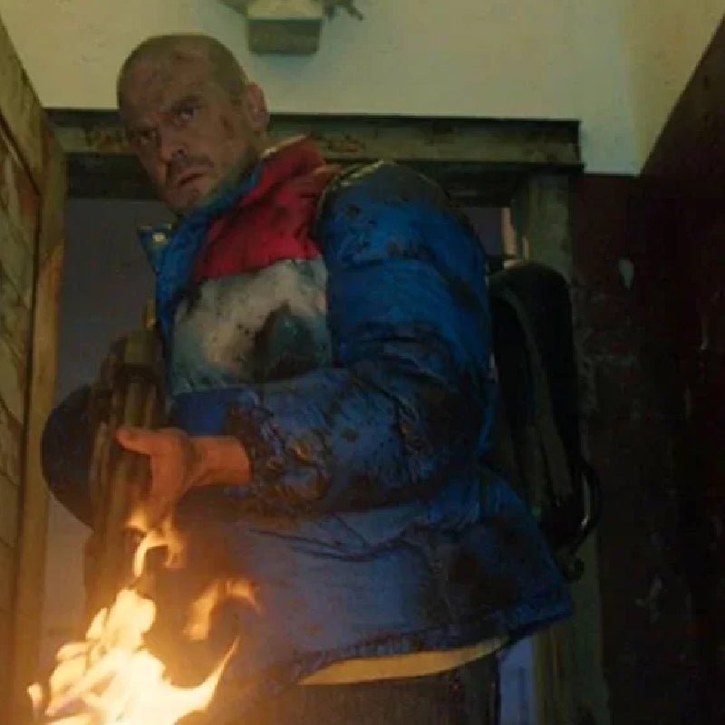 Stranger Things S04 Jim Hopper Puffer Jacket - Echo Leather