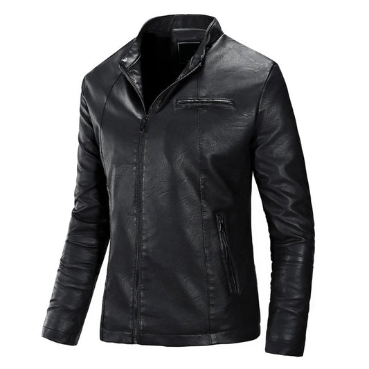 Austin Slim Fit Leather Jacket | Echo Leather