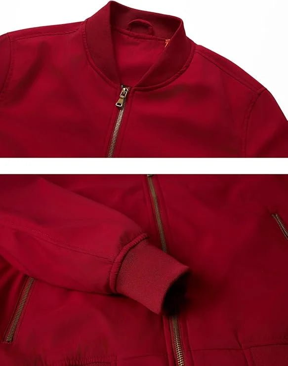 Casual Lightweight Windbreaker Bomber Jacket | Echo Leather