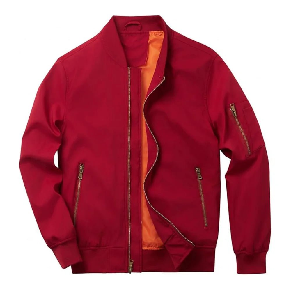 Casual Lightweight Windbreaker Bomber Jacket | Echo Leather