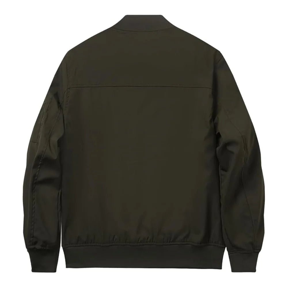 Casual Lightweight Windbreaker Bomber Jacket | Echo Leather