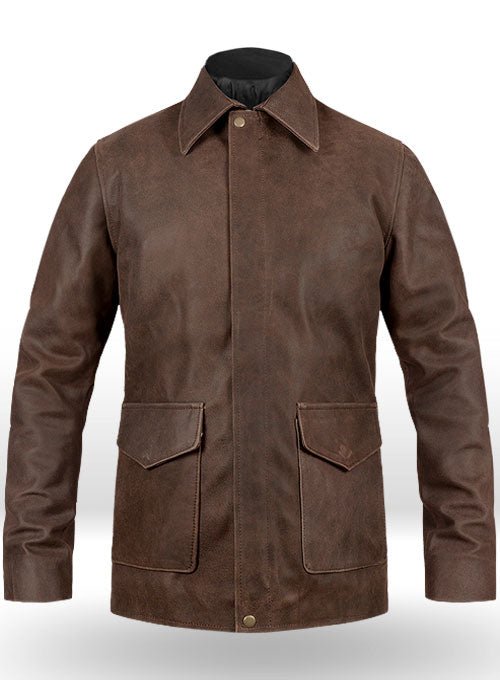 Indiana Jones Brown Leather Jacket - Echo Leather