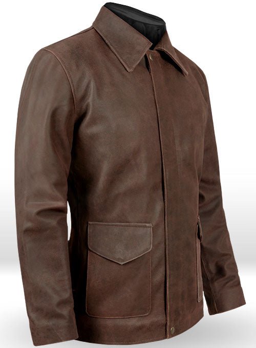 Indiana Jones Brown Leather Jacket - Echo Leather
