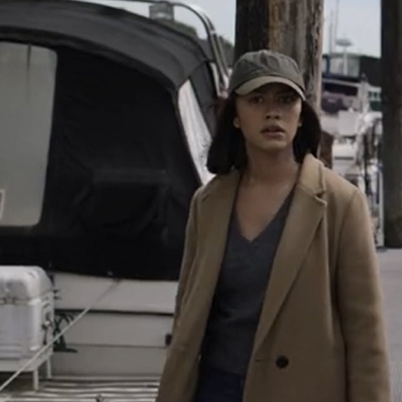 The Night Agent S01 Luciane Buchanan Wool Coat - Echo Leather